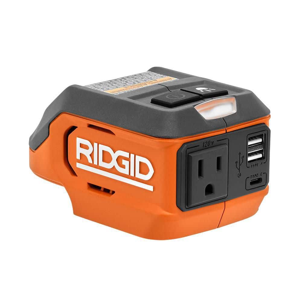 RIDGID 18V 175W power inverter