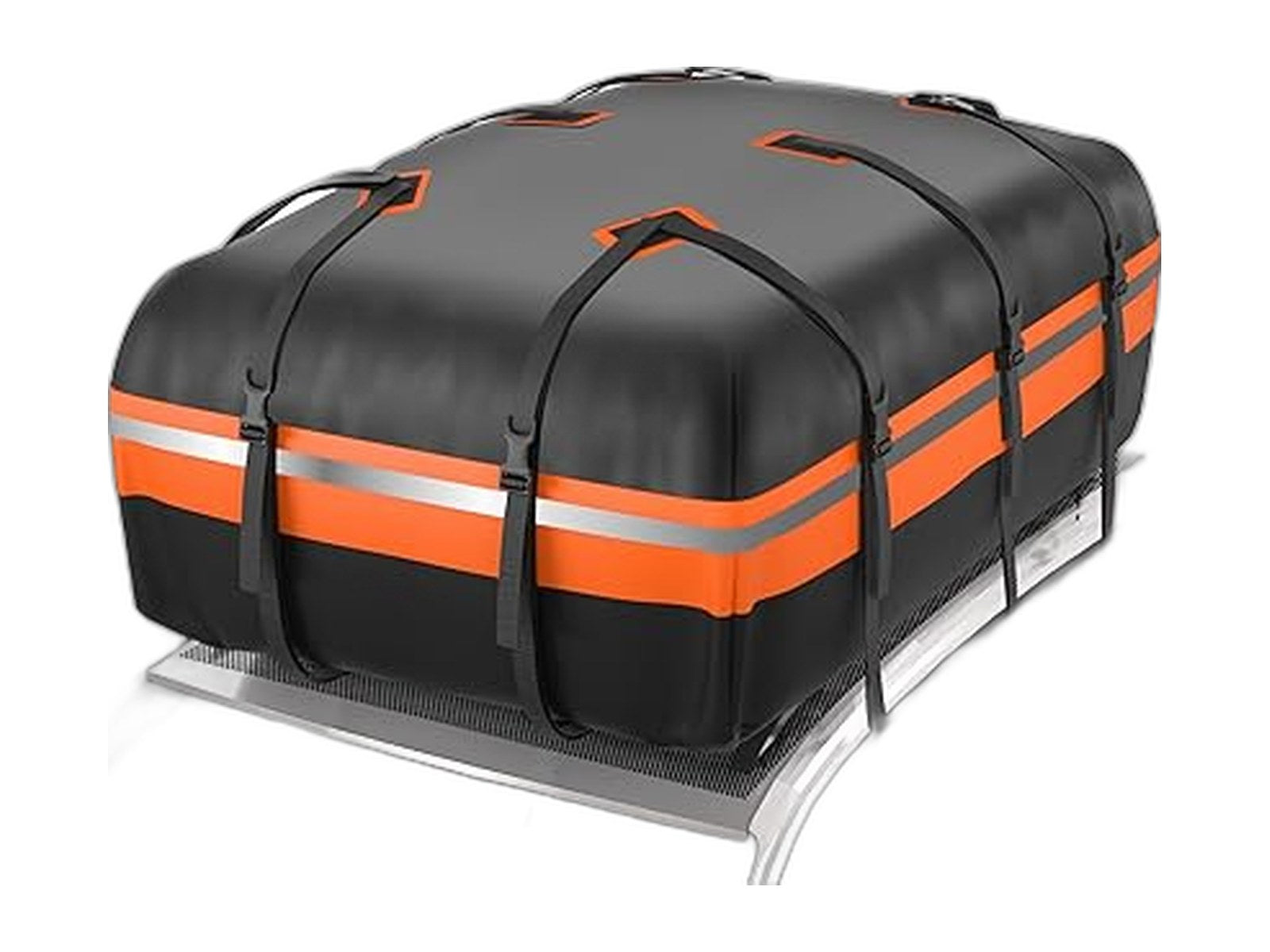 rooftop cargo carrier car roof bag 1000d pvc on white background