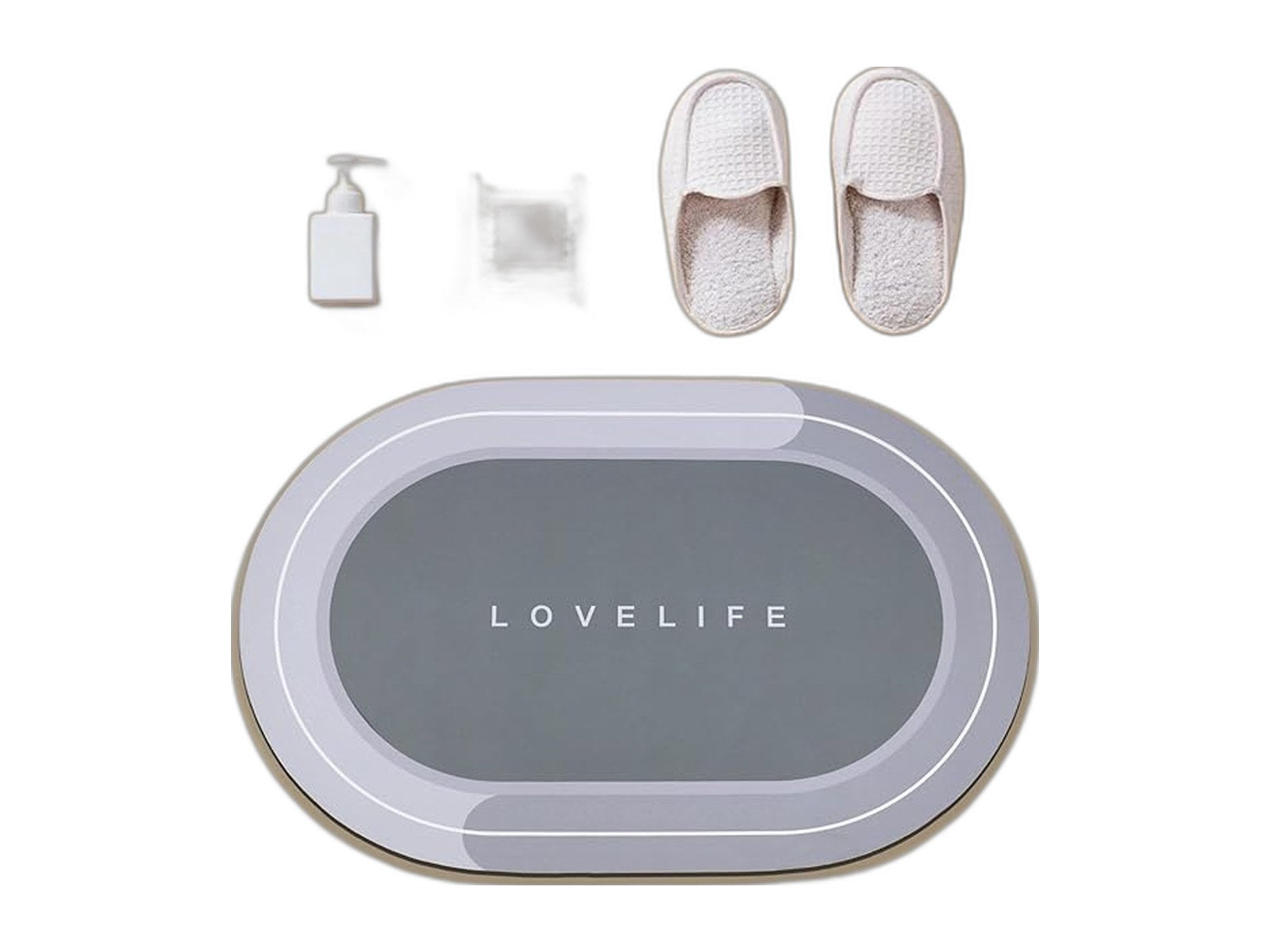 rubber bath mats quick drying non slip bathroom on white background