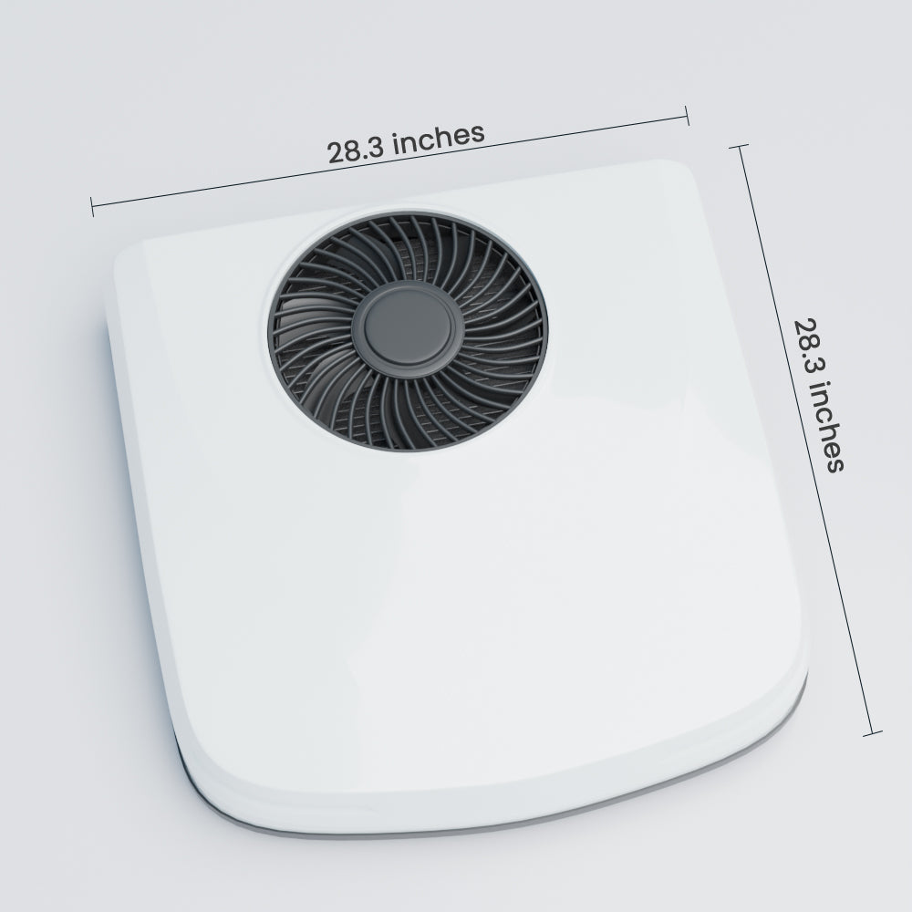 OutEquipPro Summit 2 48V rooftop RV air conditioner, white - view 2