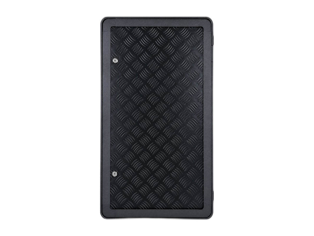 Black Series fold down diamond plate bar table