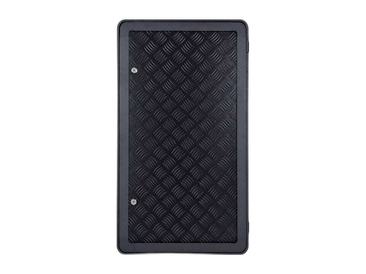 Black Series fold down diamond plate bar table