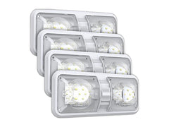 RV interior LED ceiling light installed dome