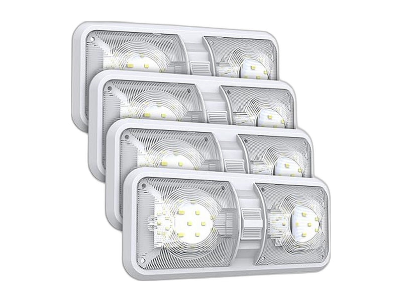 RV interior LED ceiling light installed dome