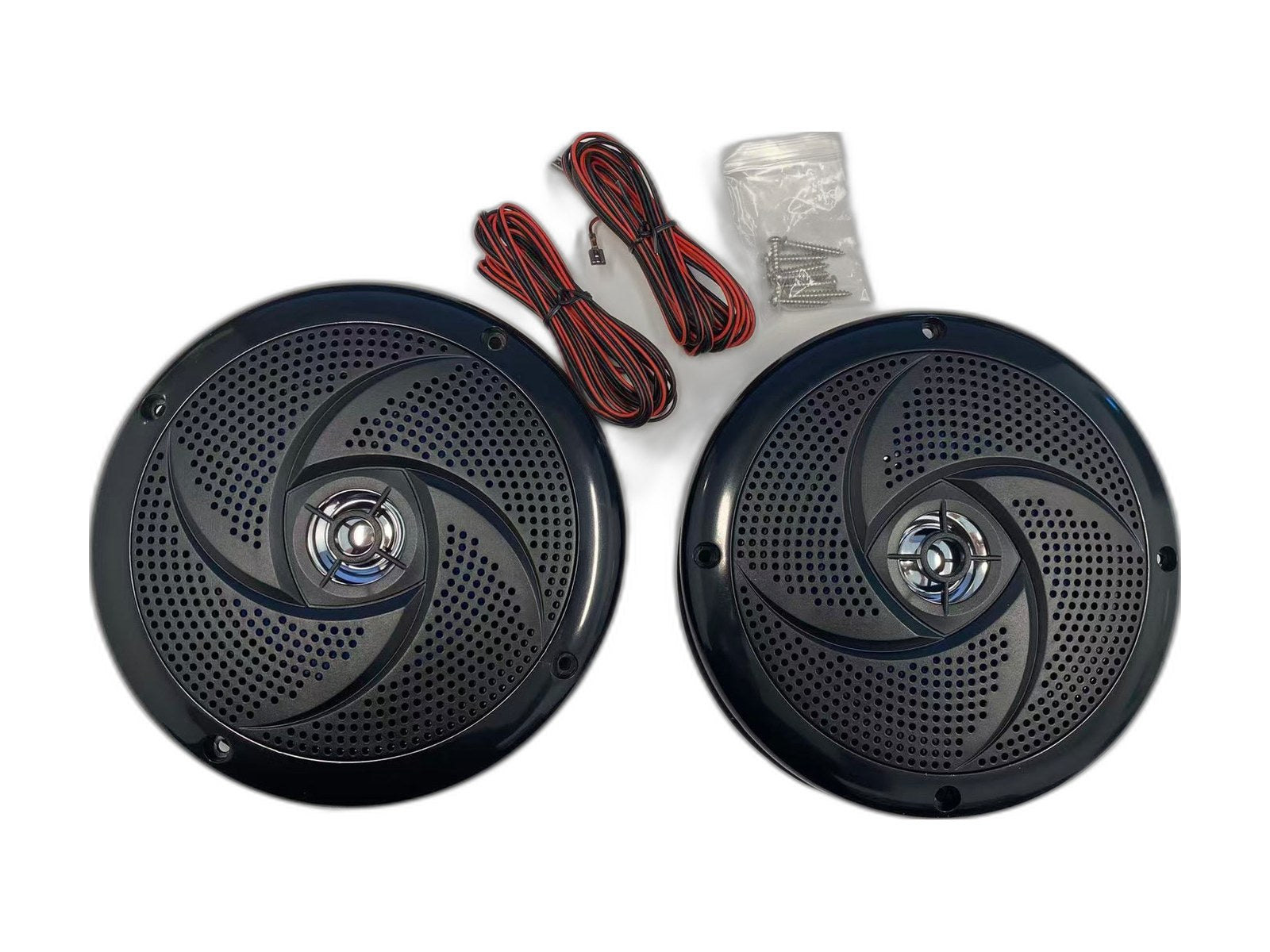 rv speaker on white background