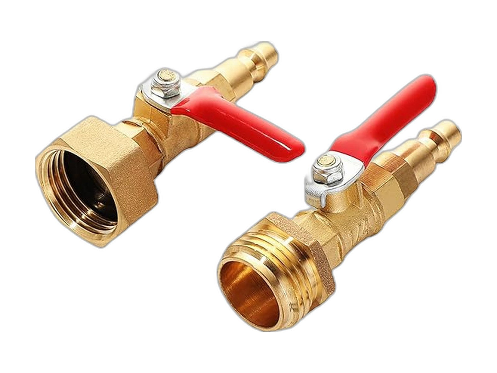 rv winterize blowout adapter kit quick connect on white background