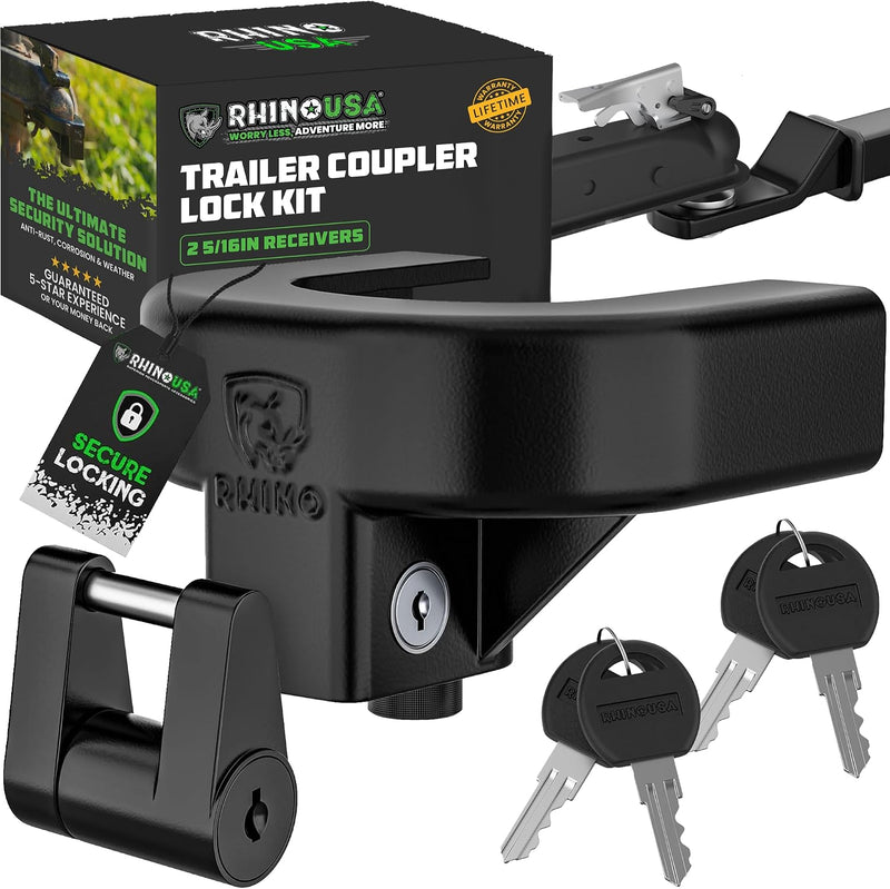 Rhino USA trailer coupler lock kit