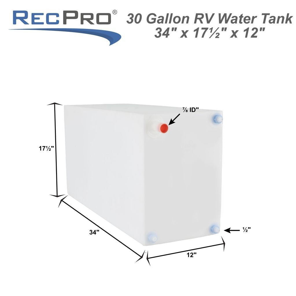 RV 30 gallon fresh or gray water holding tank