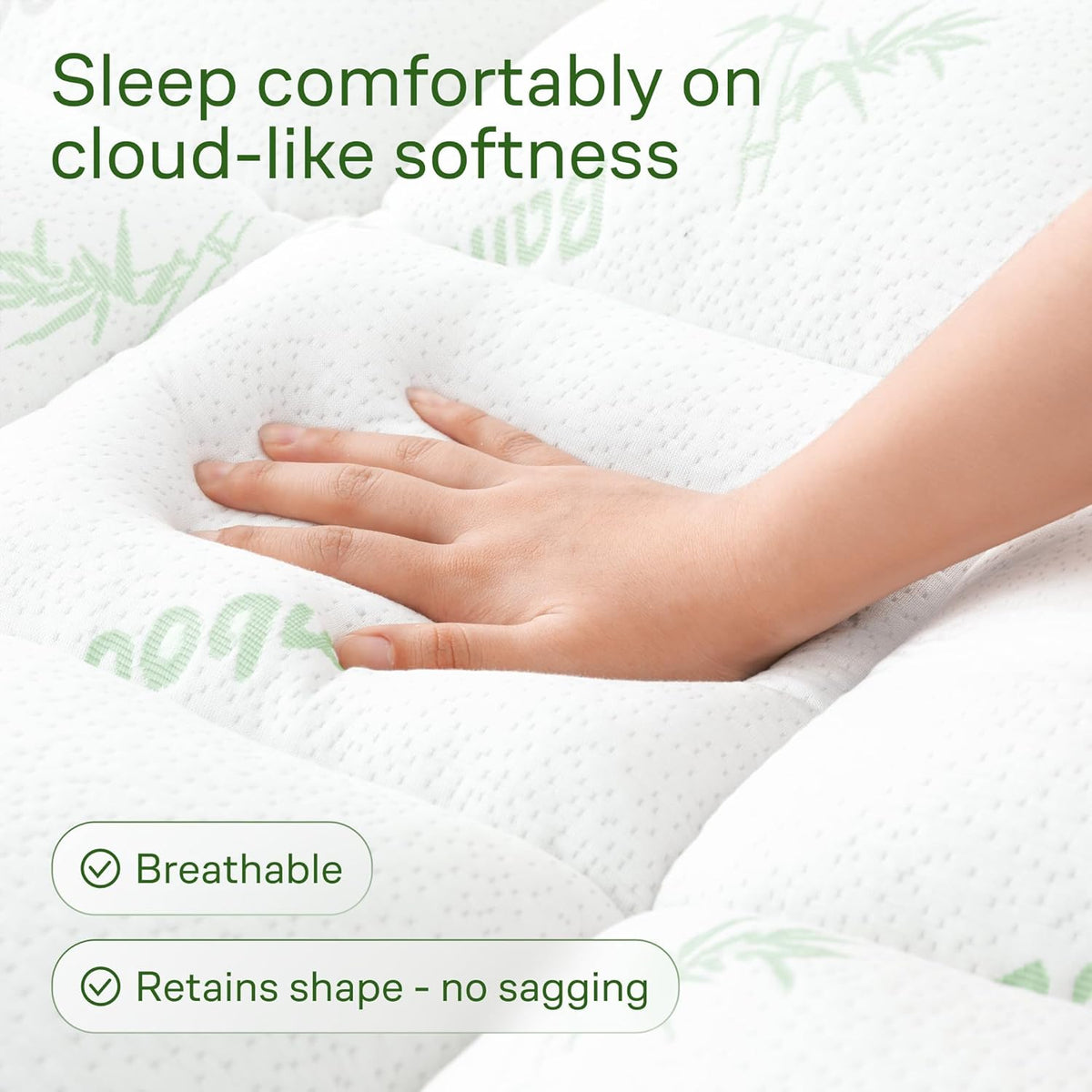 RV queen mattress topper