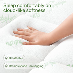 RV queen mattress topper