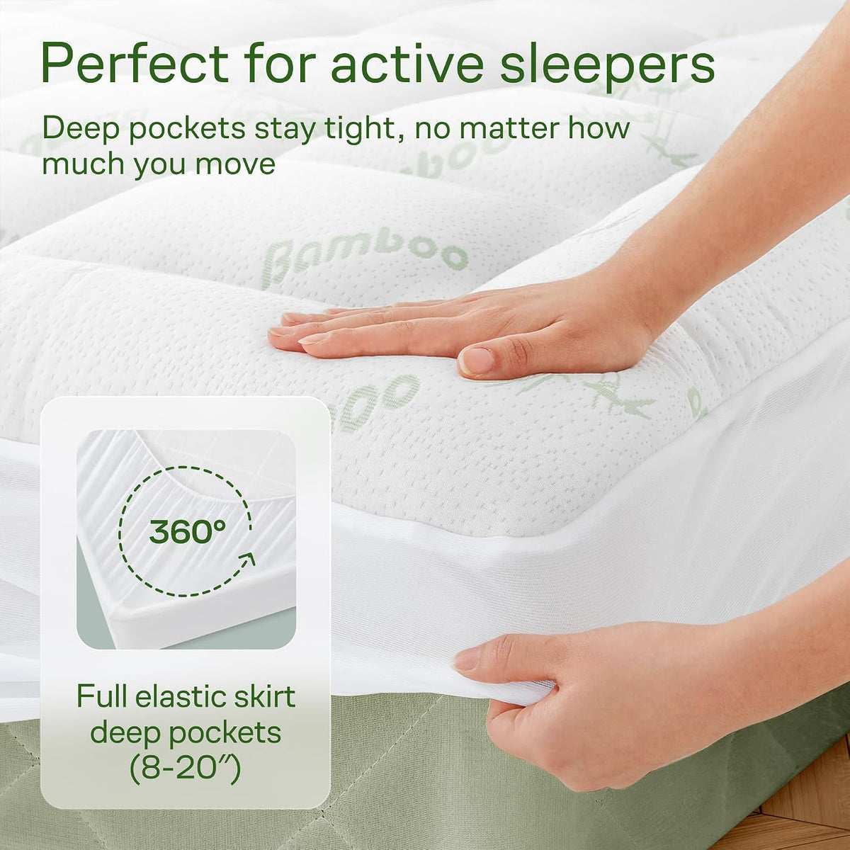 RV queen mattress topper