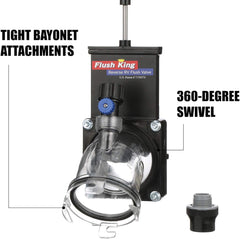 Valterra Flush King 45° Reverse Flush Valve