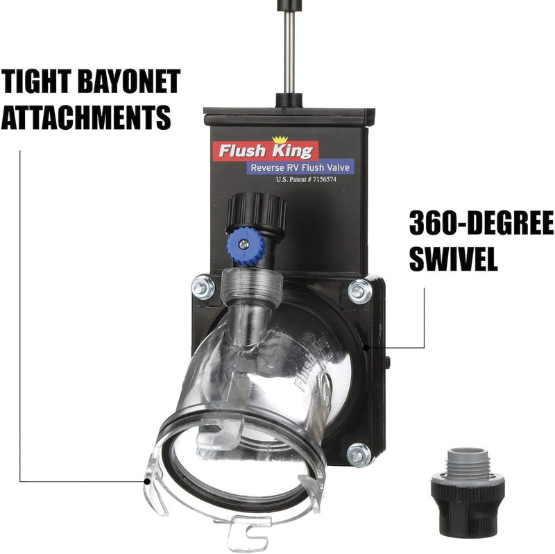 Valterra Flush King 45° Reverse Flush Valve