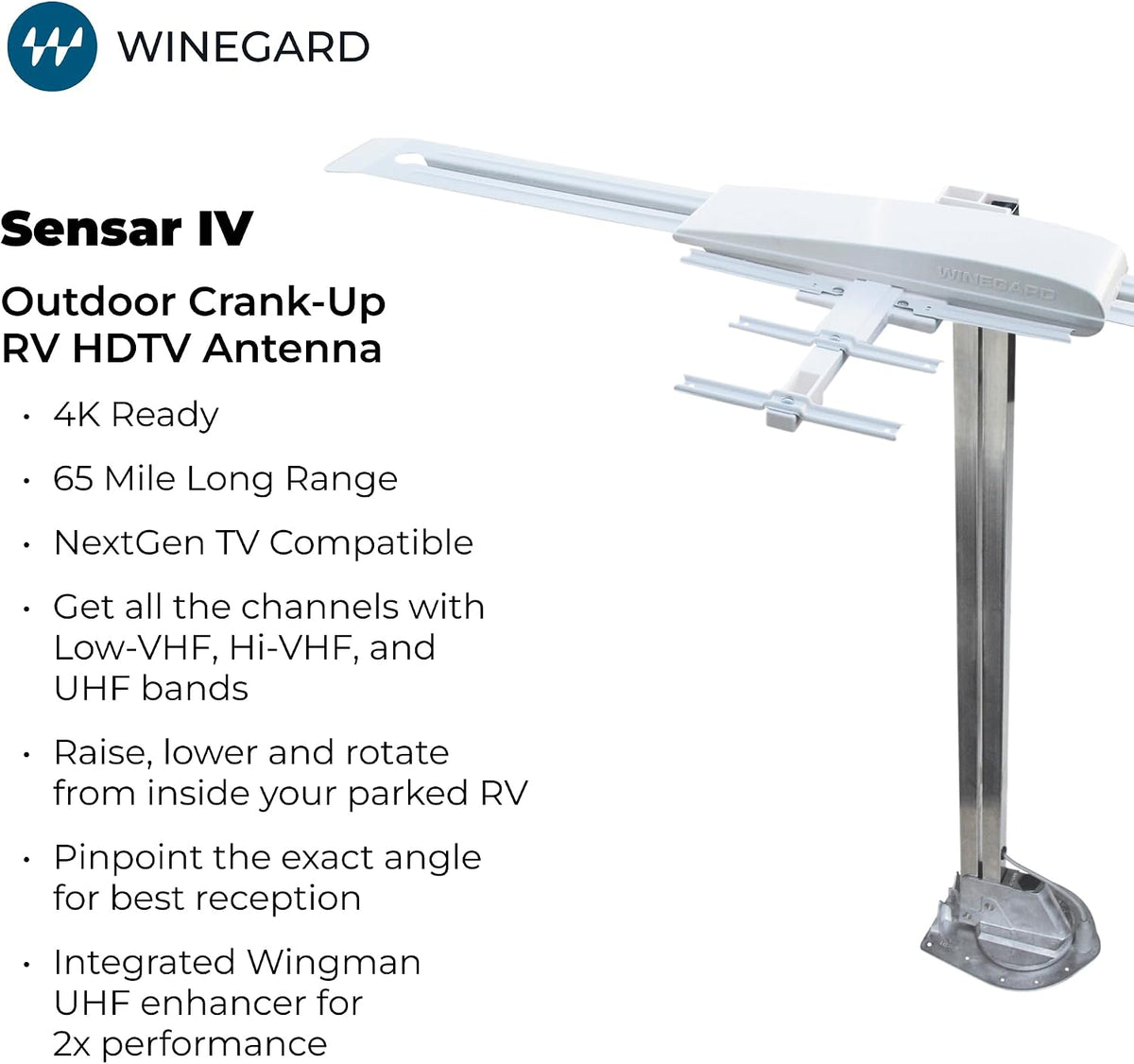 Sensar IV RV TV antenna