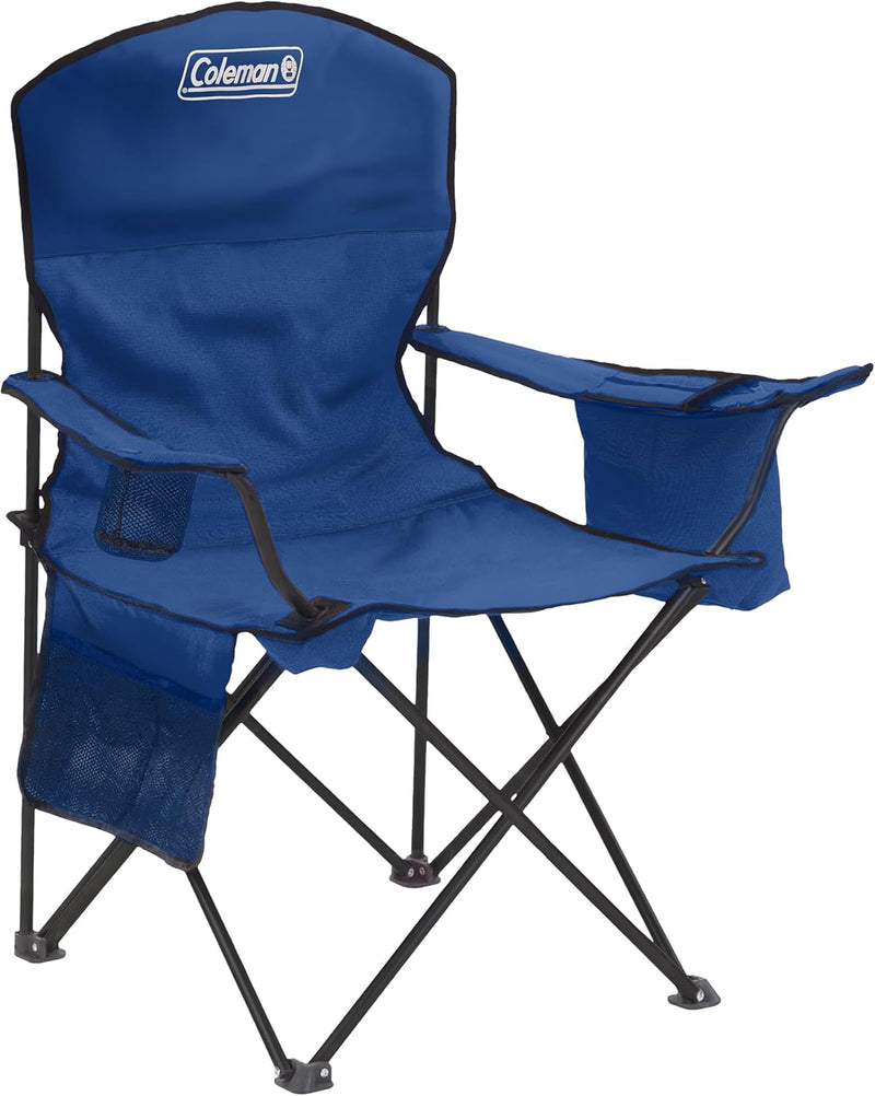 Camping chair with cooler