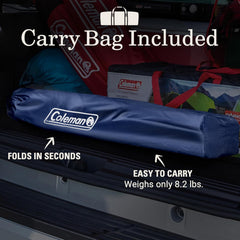 Coleman Portable Camping Chair with Built-In 4-Can Cooler