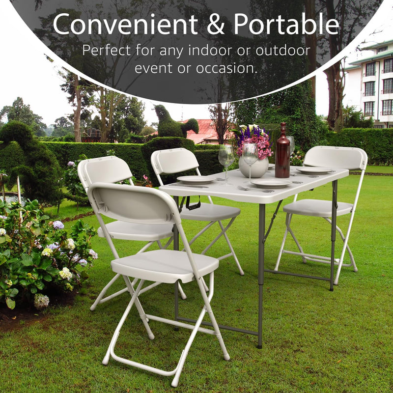Folding utility table
