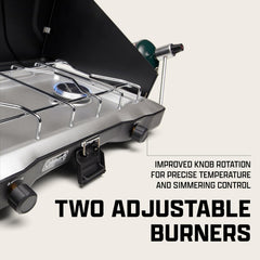 Coleman Triton 2-Burner Portable Propane Camp Stove