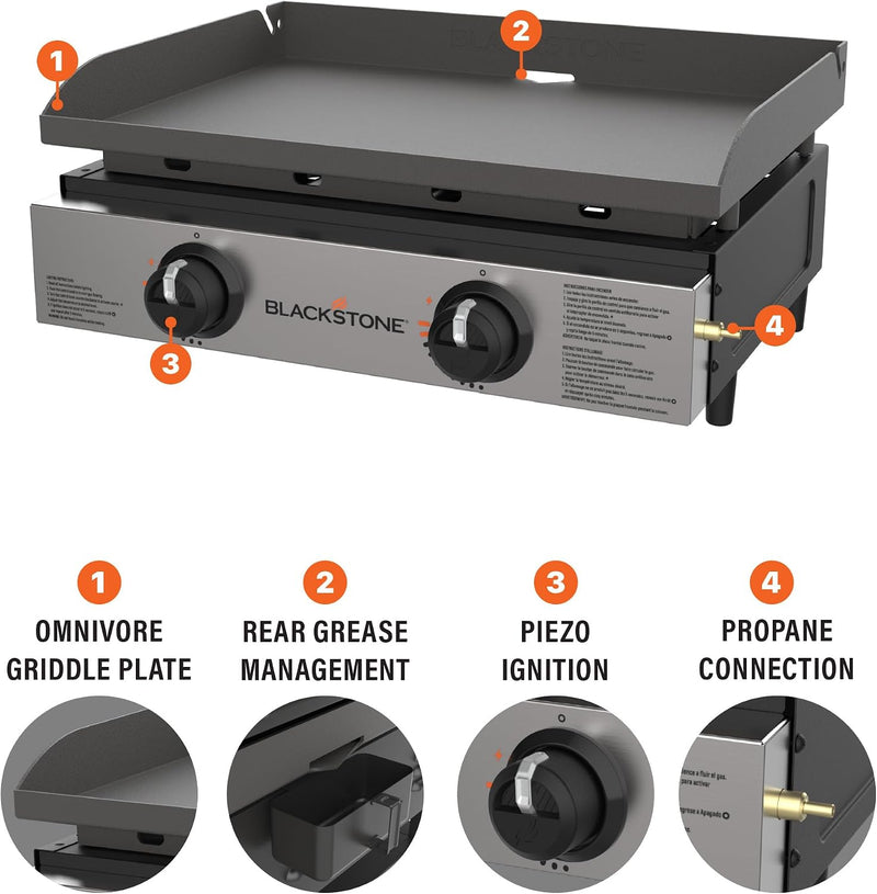 22 inch tabletop griddle