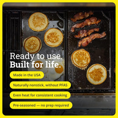 Cast iron grill griddle