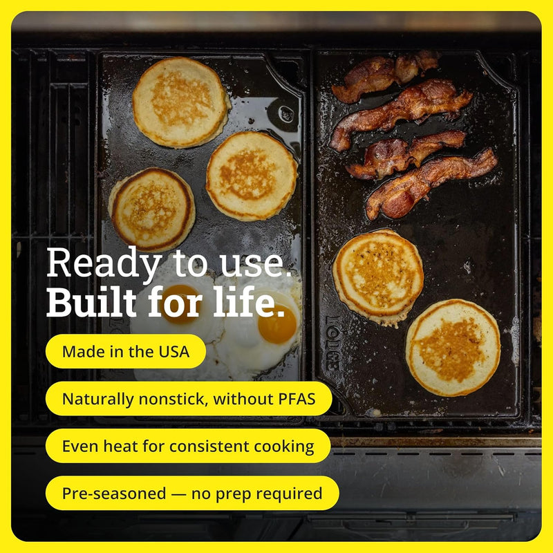 Cast iron grill griddle
