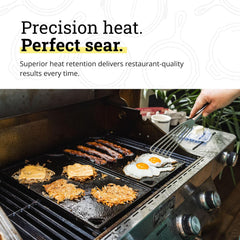 Cast iron grill griddle