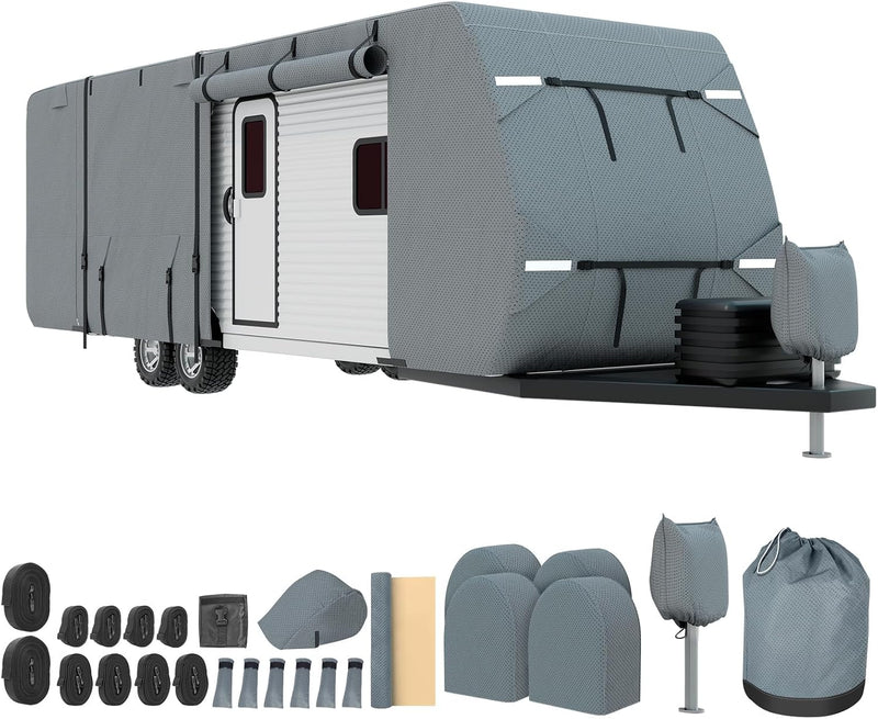 Travel trailer cover