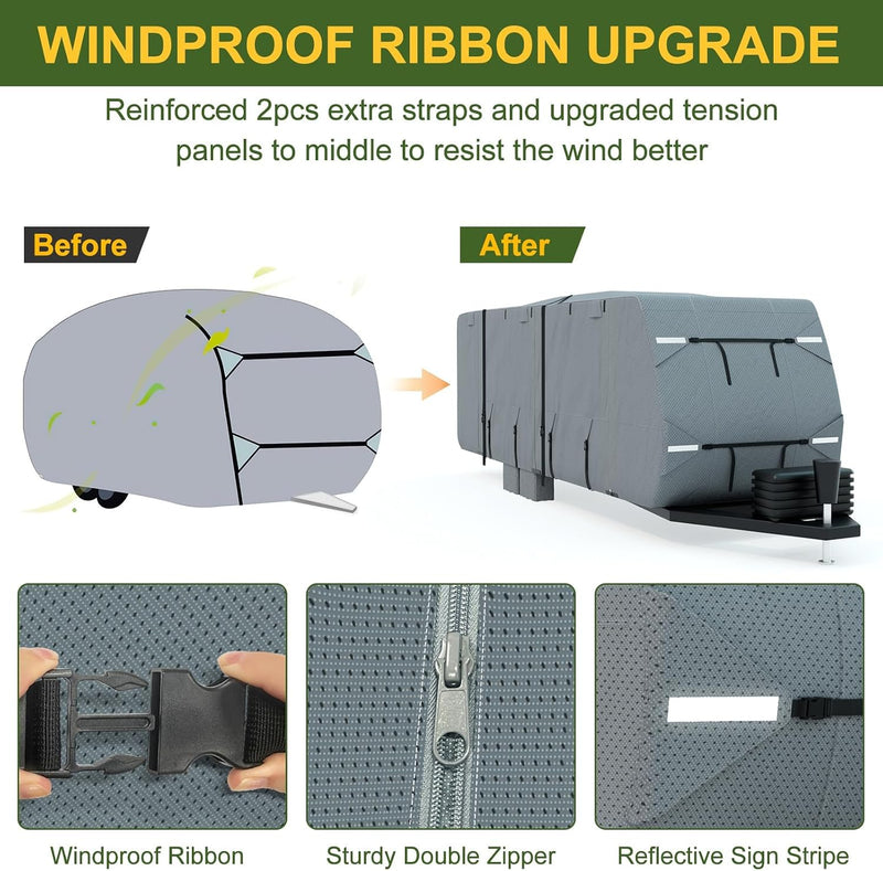 Travel trailer cover