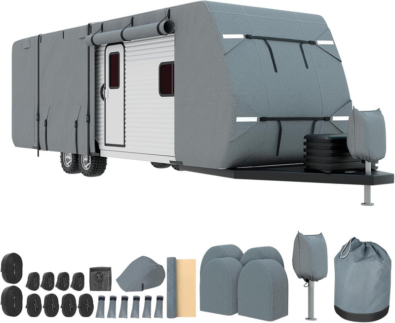 Travel trailer cover