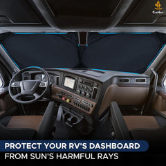RV windshield sun shade