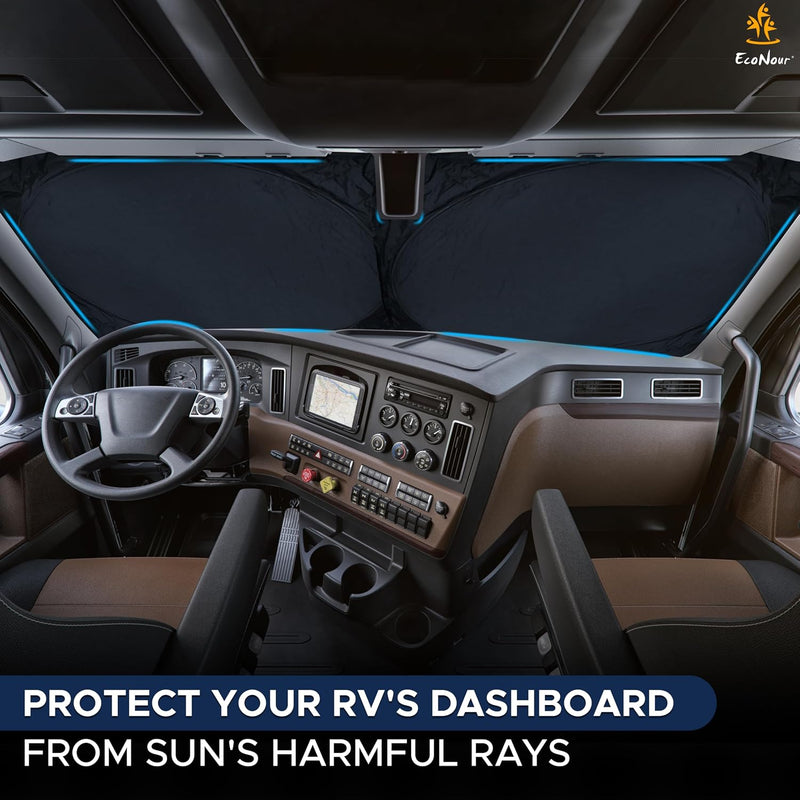 RV windshield sun shade