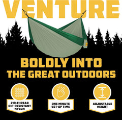 Double camping hammock