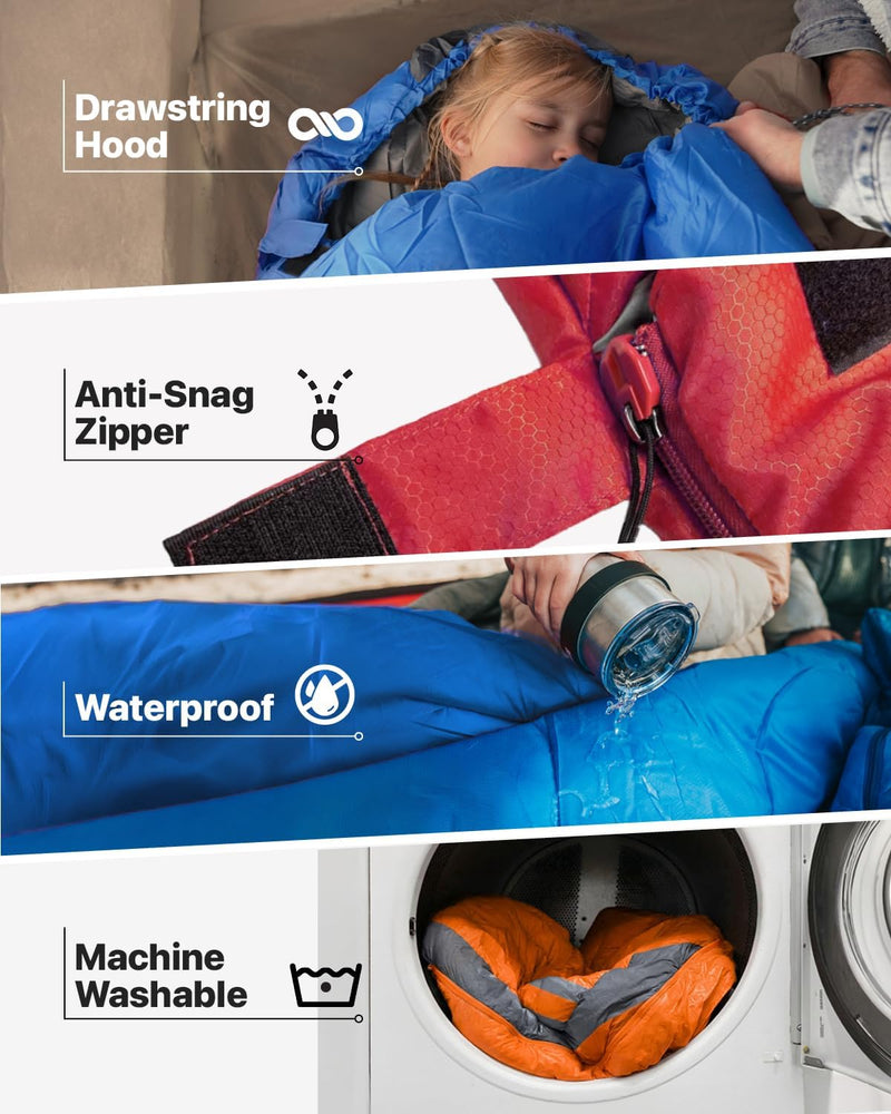 3-season sleeping bag