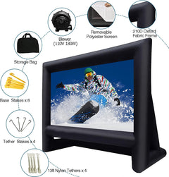 Inflatable movie screen