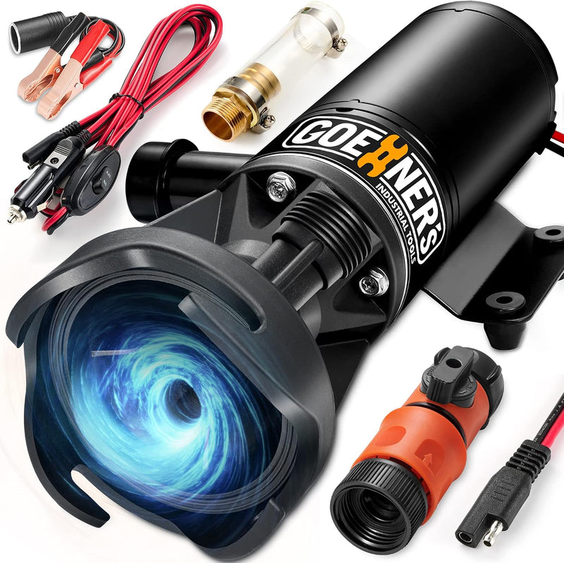 Portable macerator pump kit