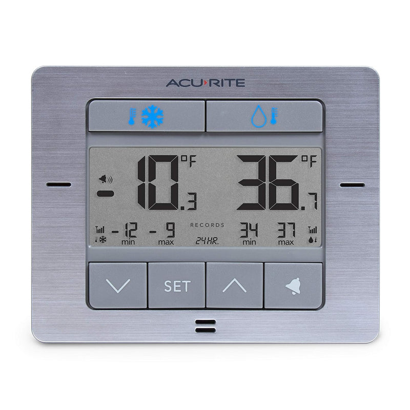 AcuRite Wireless Fridge & Freezer Thermometer with Alarm