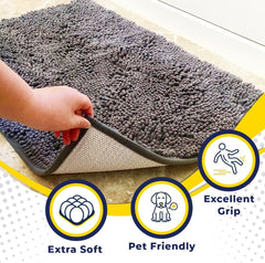 Chenille door mat