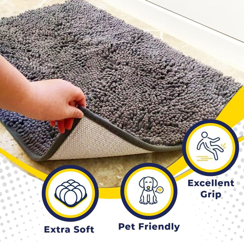 Chenille door mat