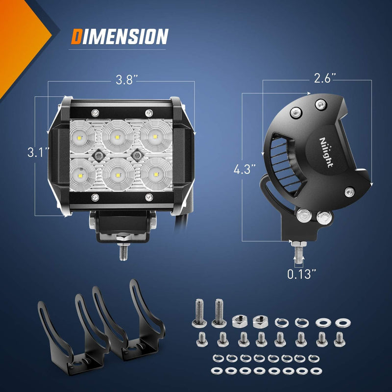 LED flood pod lights