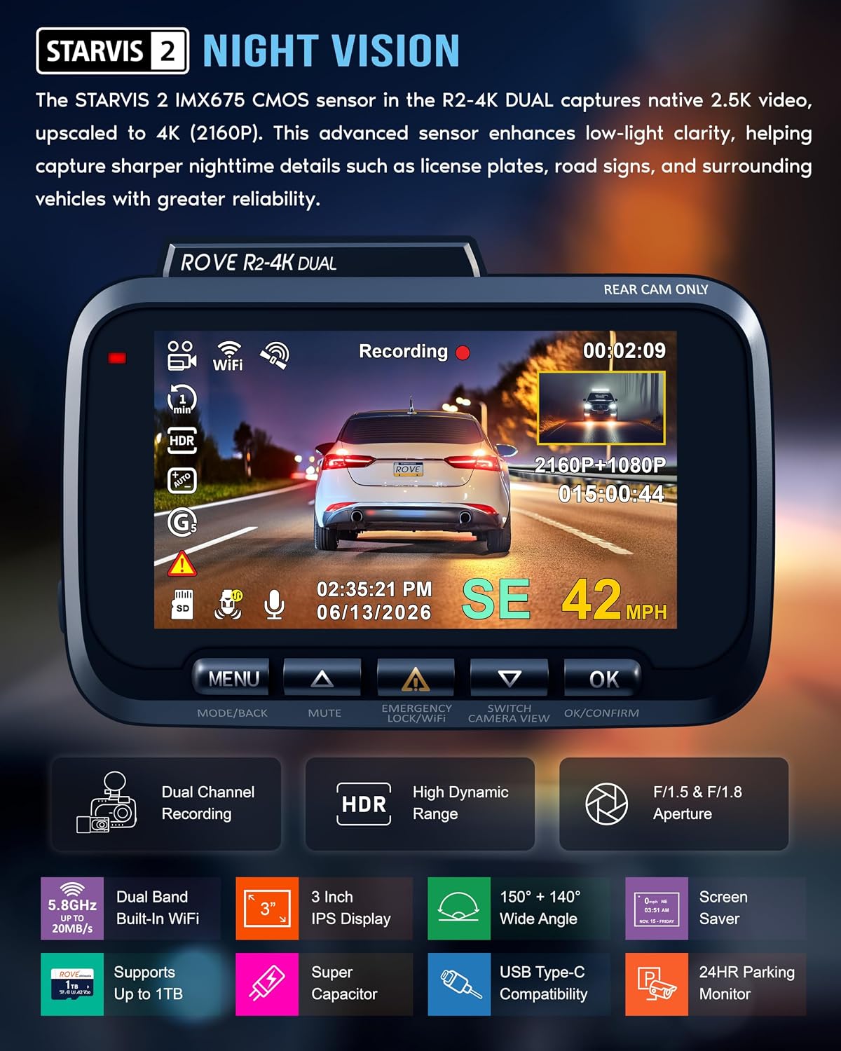Dual dash cam