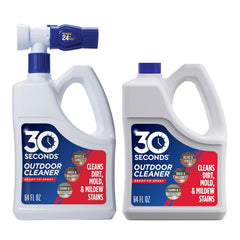 Outdoor cleaner with sprayer