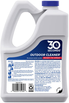 Outdoor cleaner with sprayer