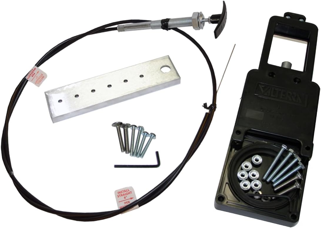 Waste valve with flexible cable