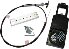 Waste valve with flexible cable