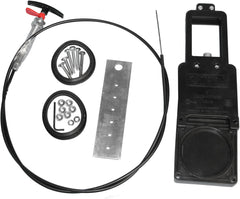 Waste valve with flexible cable