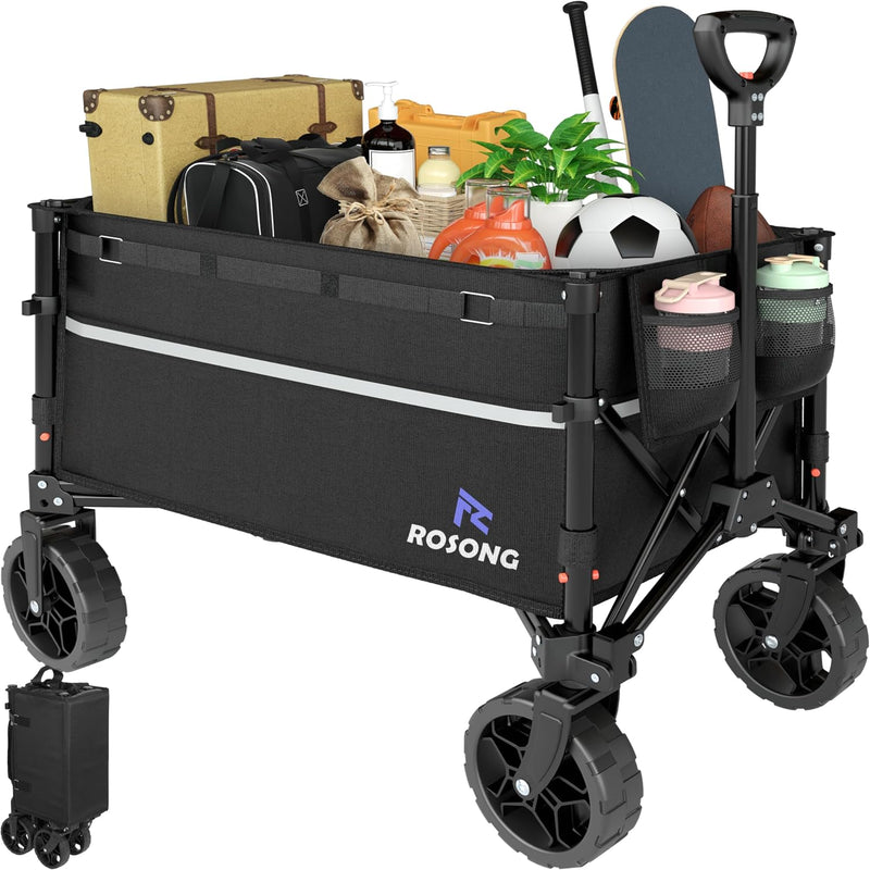 Folding wagon cart