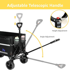 ROSONG Collapsible Folding Wagon Cart