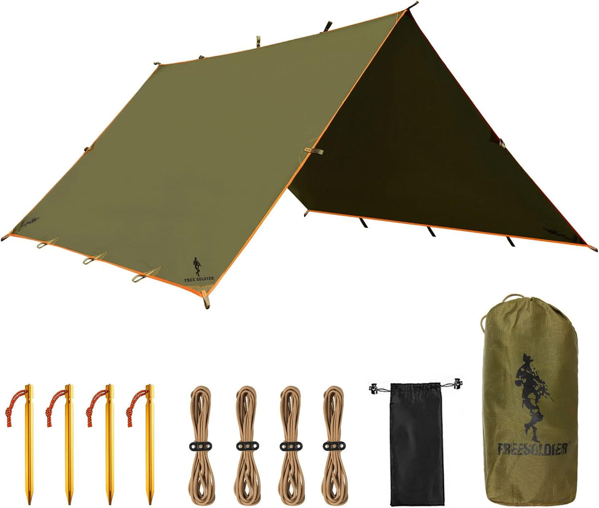 Waterproof camping tarp