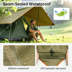 Waterproof camping tarp