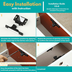 RV drawer latches